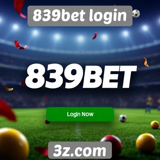 Novidades e recursos do 839bet login em 2025