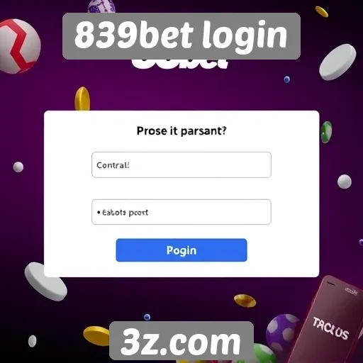 839bet login guia completo para novos usuários