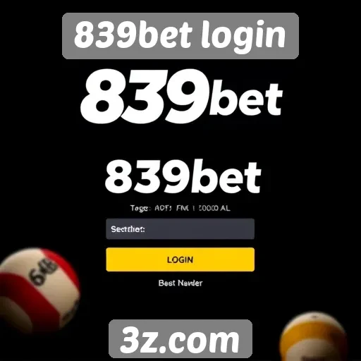 Guias sobre funcionalidades do site 839bet login