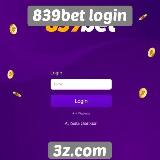 Experiência do usuário no 839bet login é otimizada